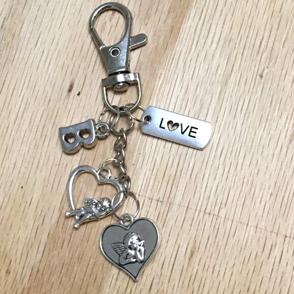 Tiny Cupid Bag Charm, Keychain, Tote Charm, Backpack Charm - Picture 2 of 3